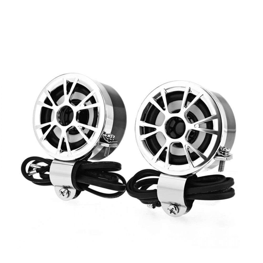 Krom Kaplama Su Geçirmez Motosiklet Ses Sistemi