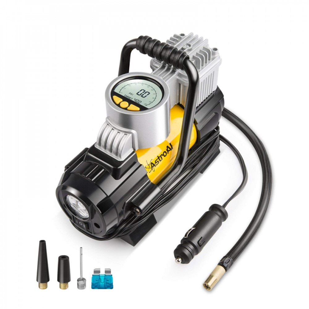 AstroAI Taşınabilir Metal Gövdeli Dijital Lastik Hava Kompresörü