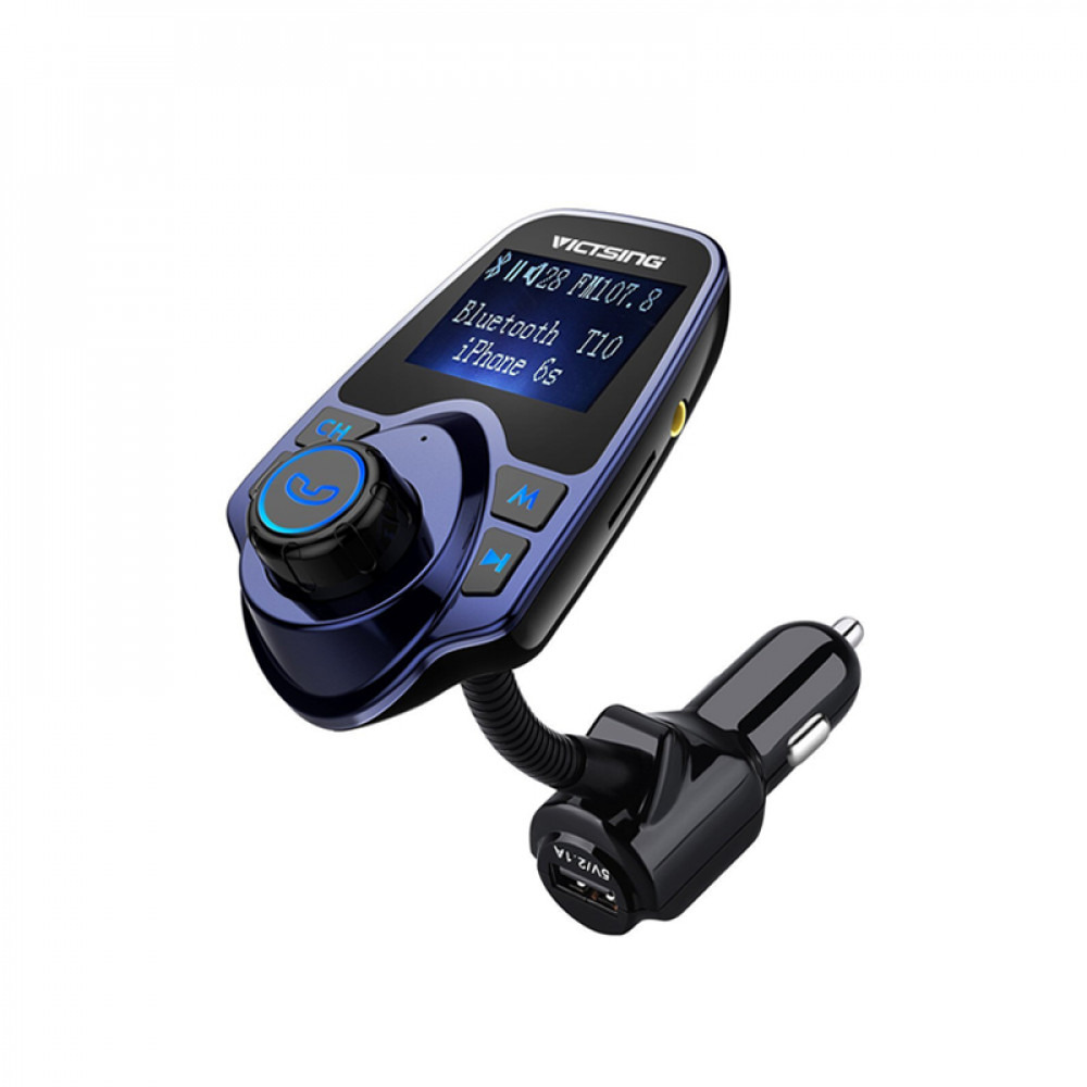 VicTsing Bluetooth FM Transmitter (Araç İçi Bluetooth Araç Kiti)