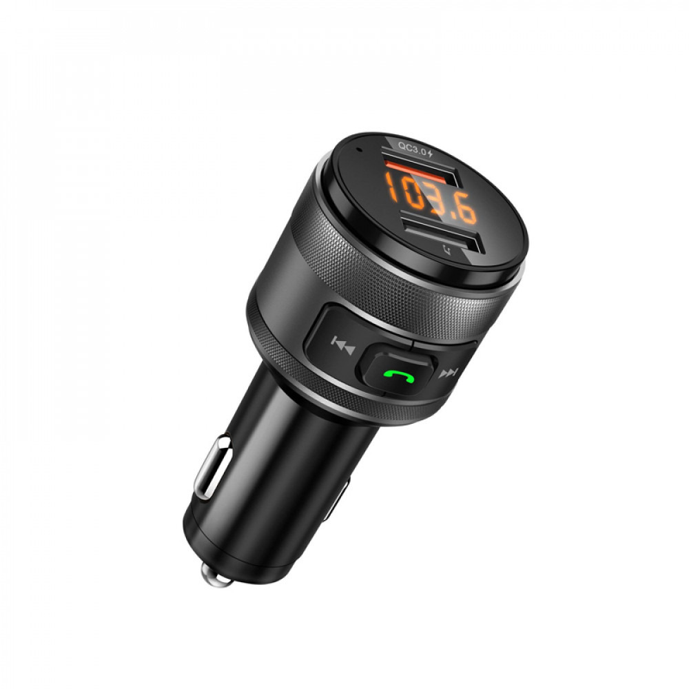Nulaxy KM18 Bluetooth Araç FM Transmitter (1.44 inç Ekranlı)
