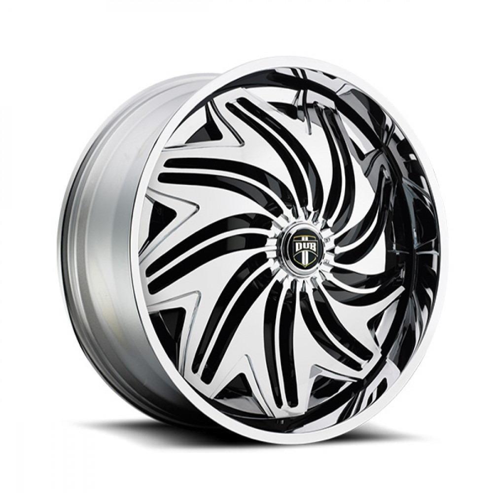 DUB Wheels S110 Push Gloss Black Spin Jant